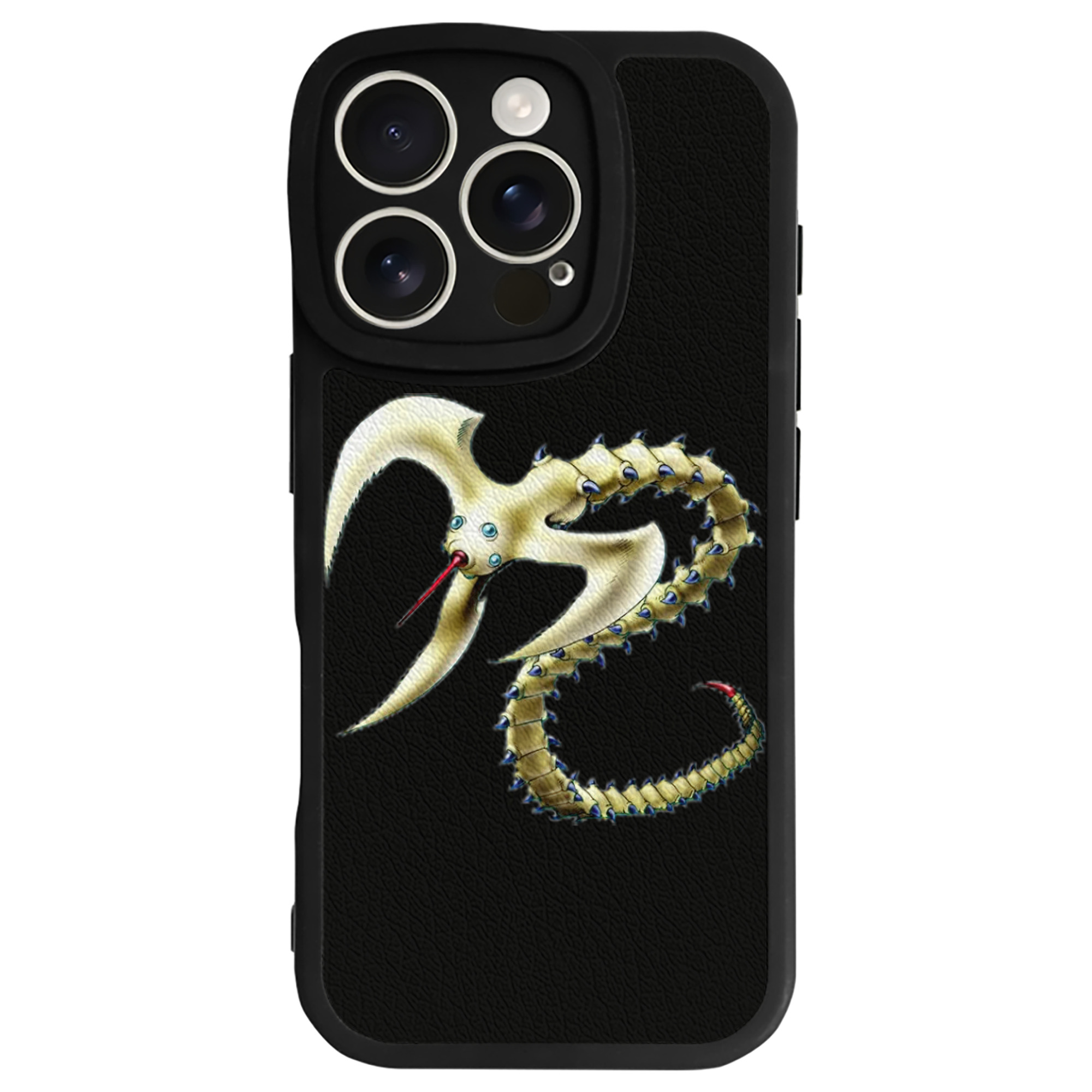 （画像用） 遊☆戯☆王 Yu-Gi-Oh! 【iPhone 16シリーズ対応】シリコンスマホケース（レザー調） 材質：シリコン